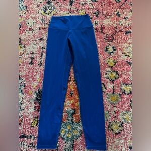 Vibrant Blue High-Waisted Leggings Size S
